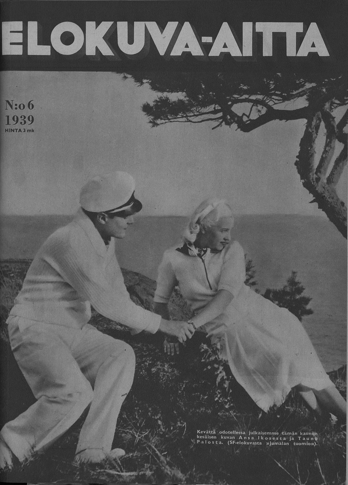ELOKUVA-AITTA magazine side cover Issue 6 22 March 1939