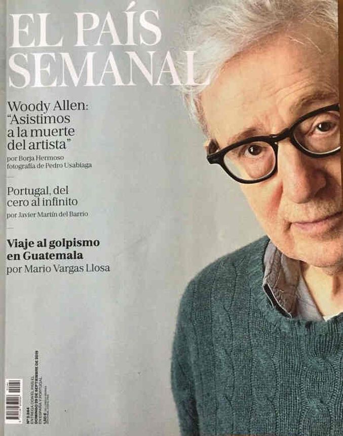 EL PAIS SEMANAL magazine side cover Issue 2244 29 September 2019