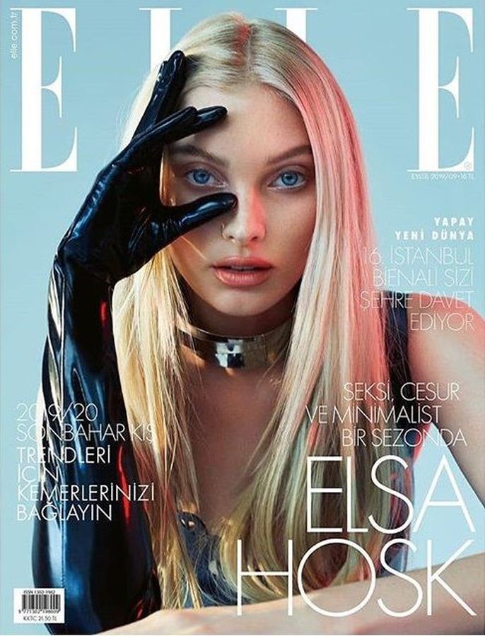 ELLE TURKEY magazine side cover  September 2019