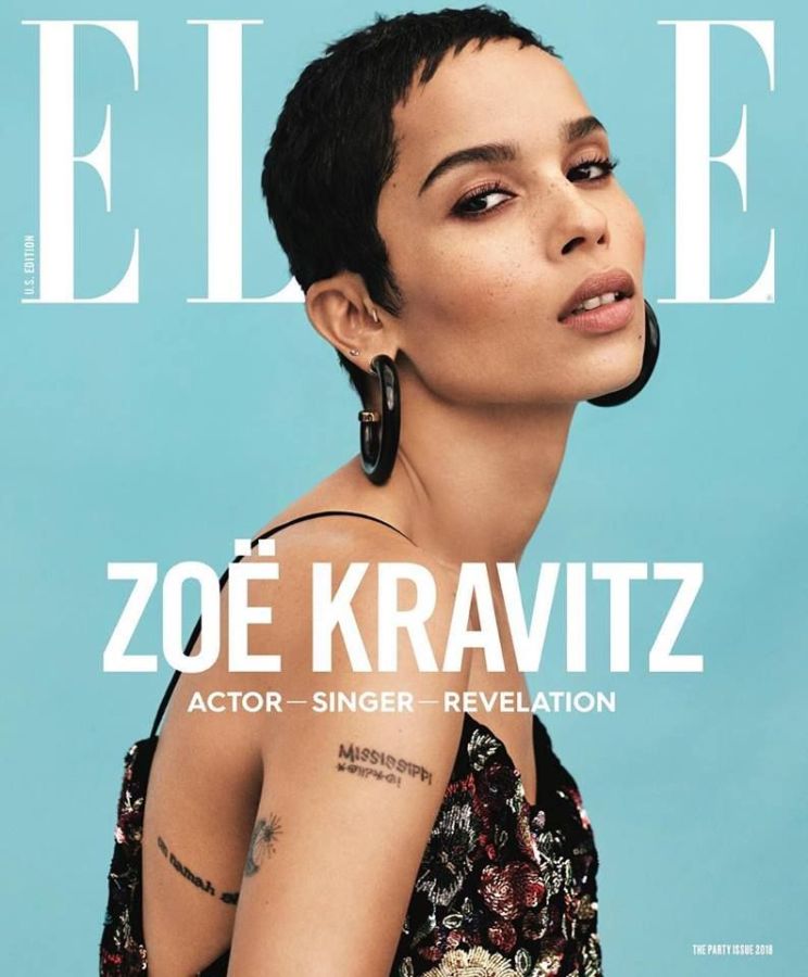 ELLE USA magazine cover  January 2018