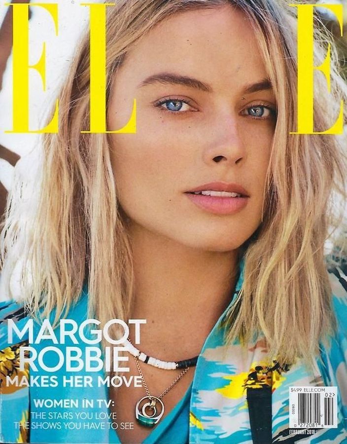 ELLE USA magazine side cover  February 2018