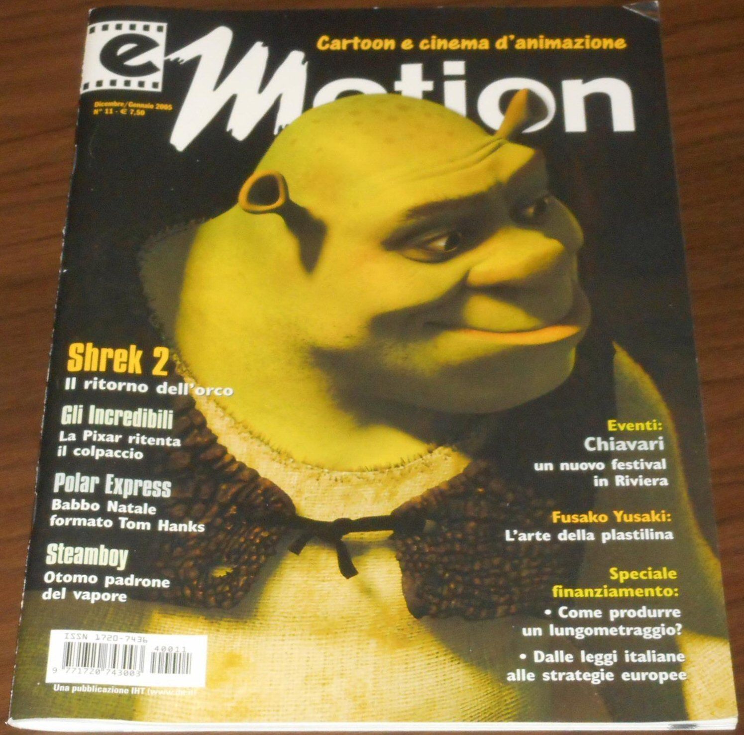 EMOTION magazine cover Issue 11  December 2004/ January 2005 