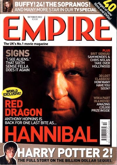 EMPIRE magazine side cover Issue 160 October 2002