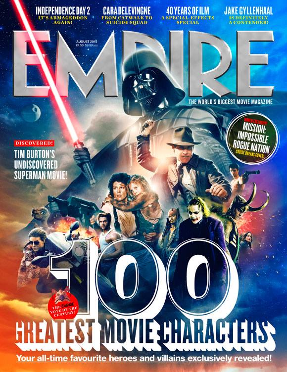EMPIRE magazine cover Issue 314 August 2015