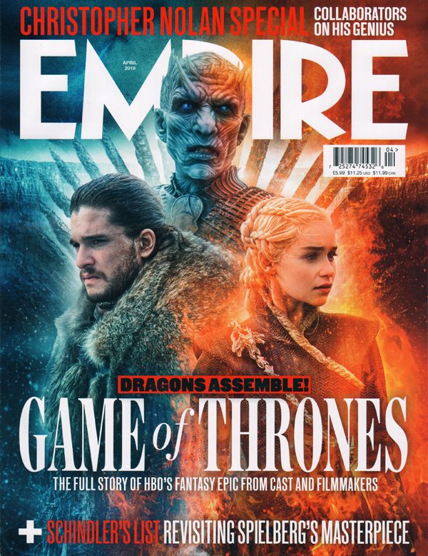 EMPIRE magazine cover Issue 360  April 2019