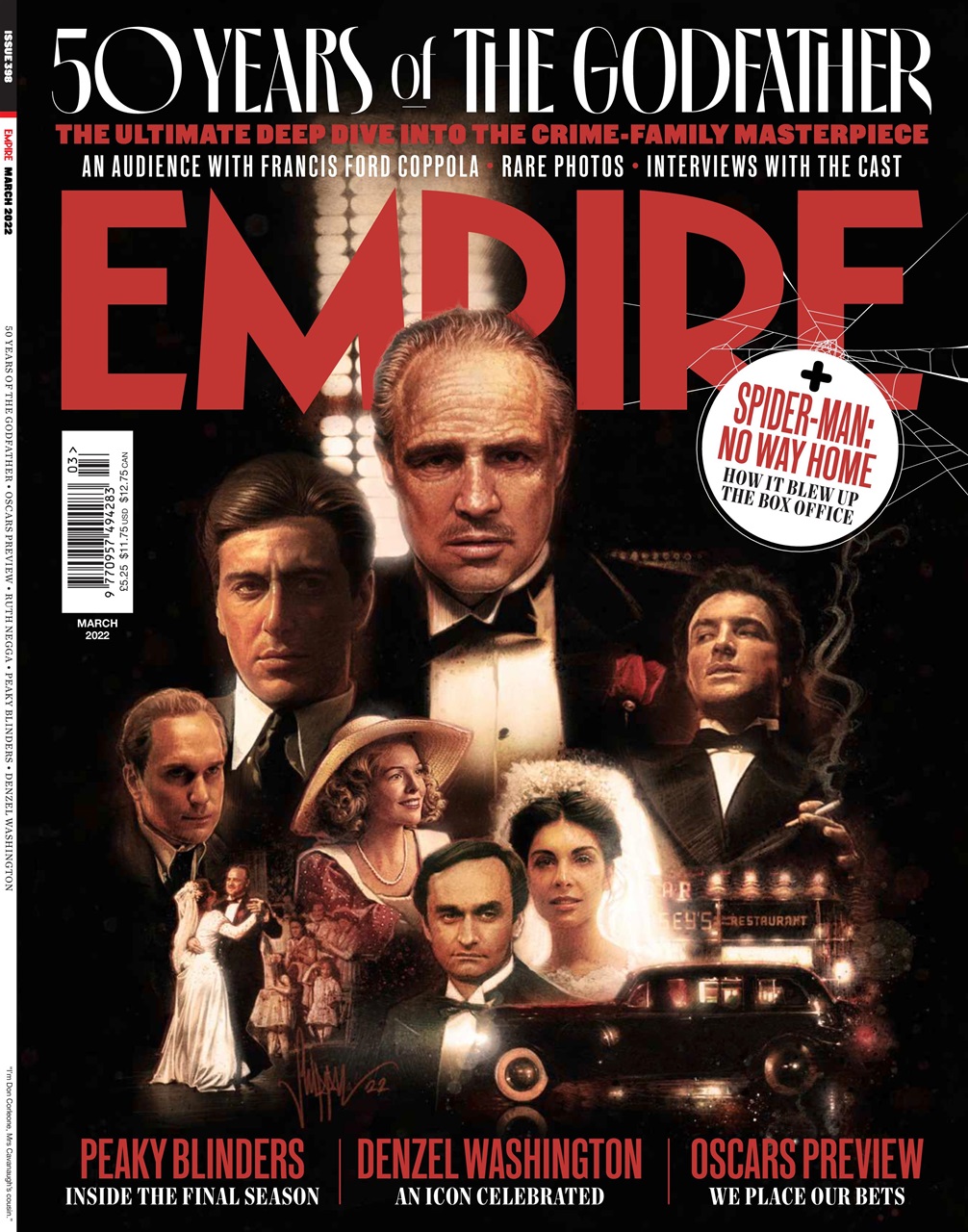 EMPIRE magazine cover Issue 398  March 2022