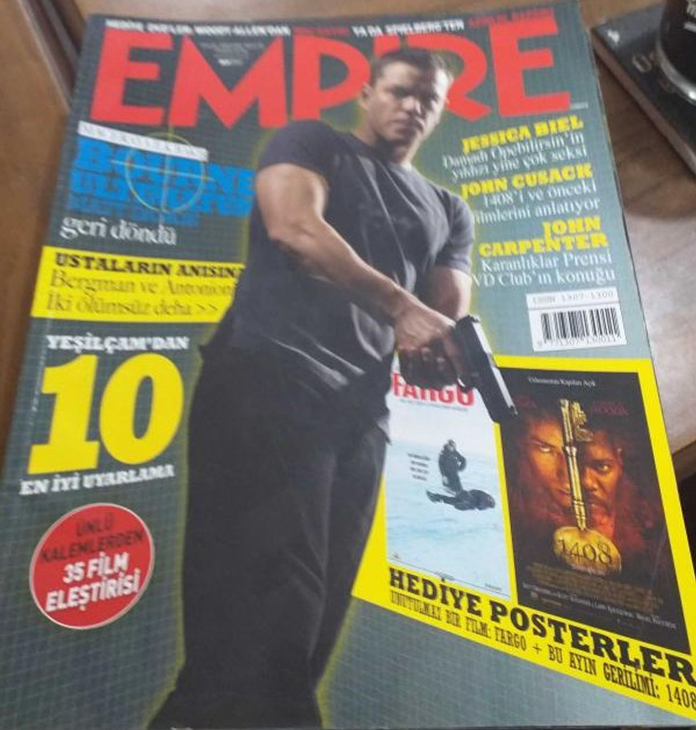 EMPIRE TURKEY magazine cover  September 2007