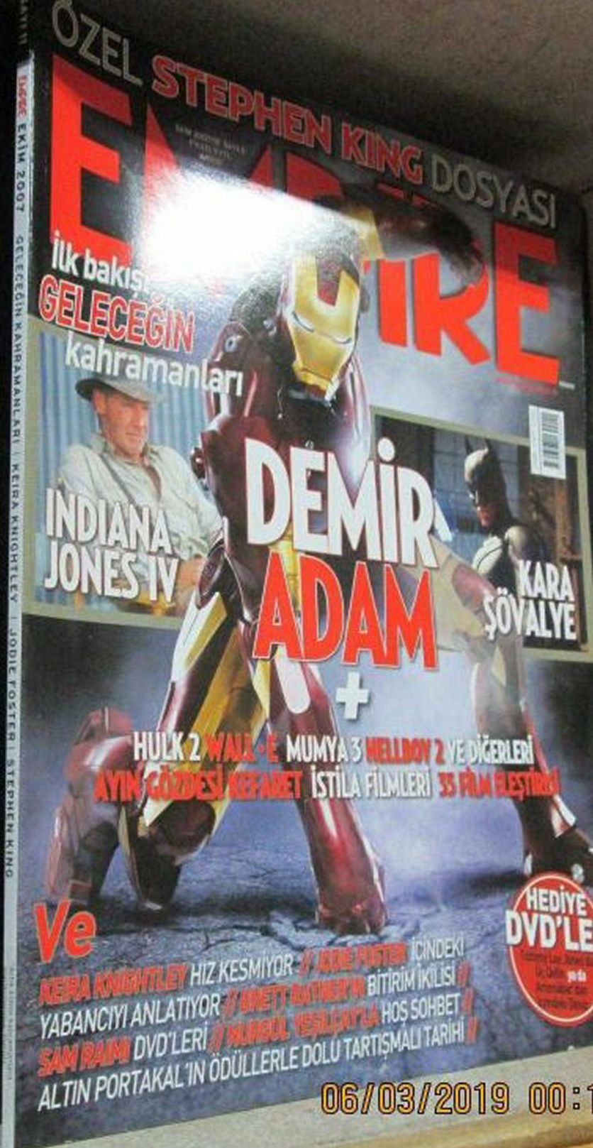 EMPIRE TURKEY magazine cover  October 2007