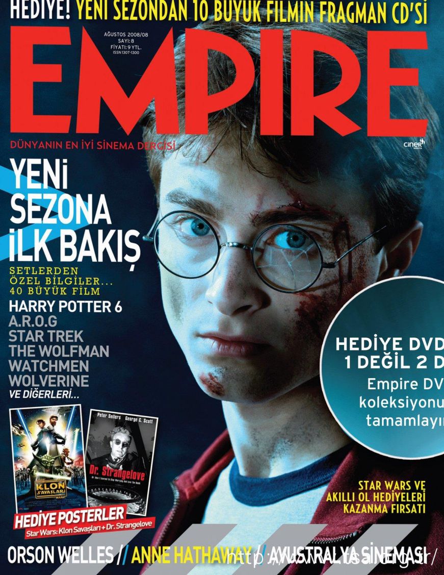 EMPIRE TURKEY magazine cover  August 2008
