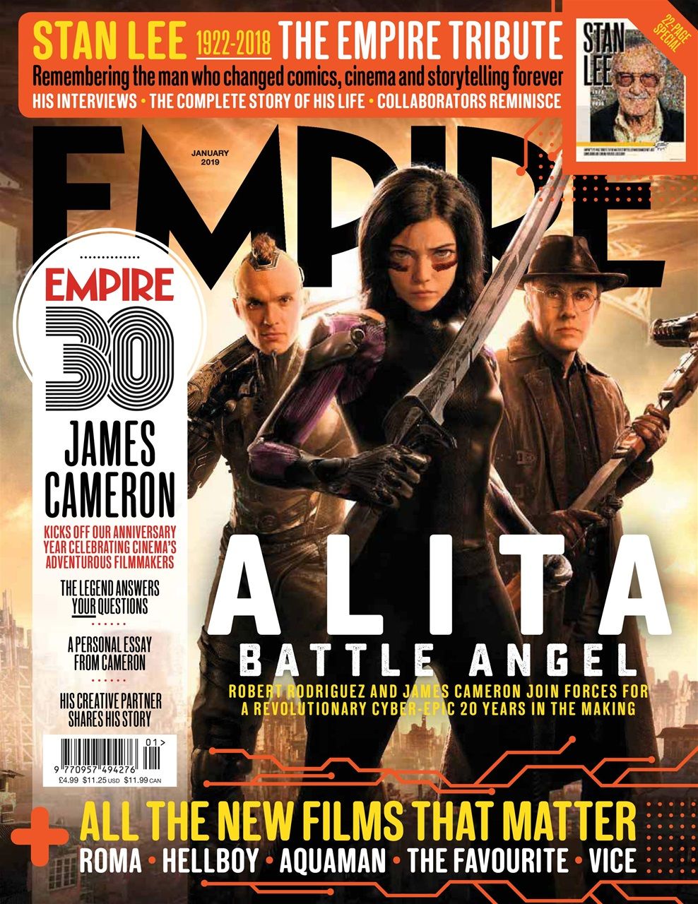 EMPIRE magazine cover Issue 357  January 2019
