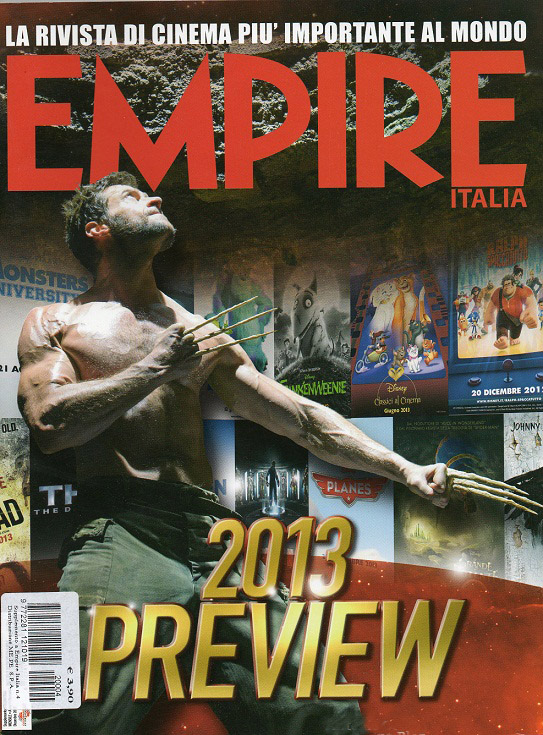 EMPIRE (It) magazine side cover  Special  December 2012