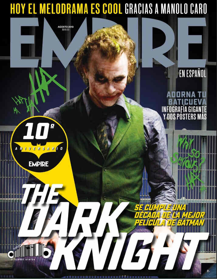EMPIRE (Mx) magazine cover  August 2018