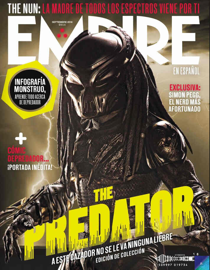 EMPIRE (Mx) magazine cover  September 2018