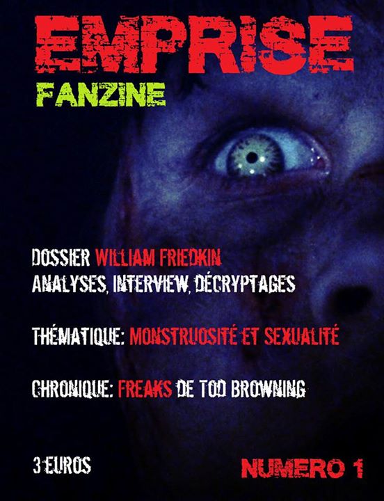 EMPRISE FANZINE magazine side cover Issue 1 May 2015