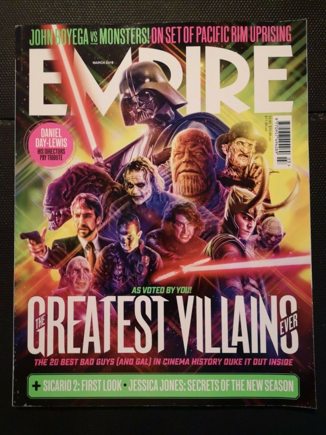 EMPIRE magazine cover Issue 346  March 2018