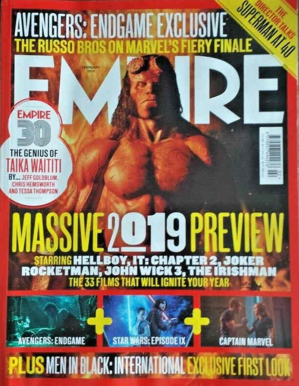EMPIRE magazine cover Issue 358  February 2019