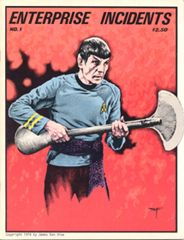 ENTERPRISE INCIDENTS/SF MOVIE LAND magazine cover Issue 1  1976