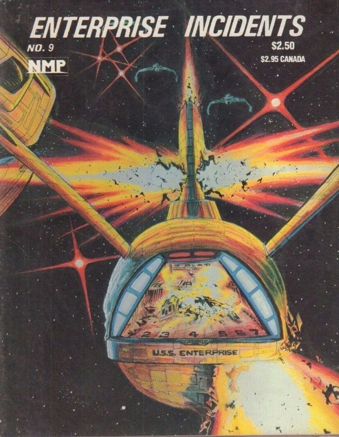 ENTERPRISE INCIDENTS/SF MOVIE LAND magazine cover Issue 9  1982