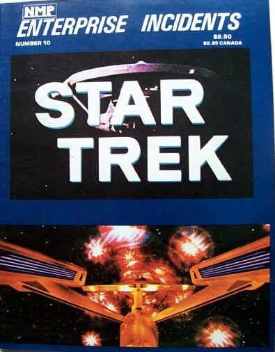 ENTERPRISE INCIDENTS/SF MOVIE LAND magazine cover Issue 10  1982