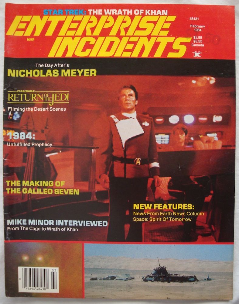 ENTERPRISE INCIDENTS/SF MOVIE LAND magazine cover Issue 14 February 1984