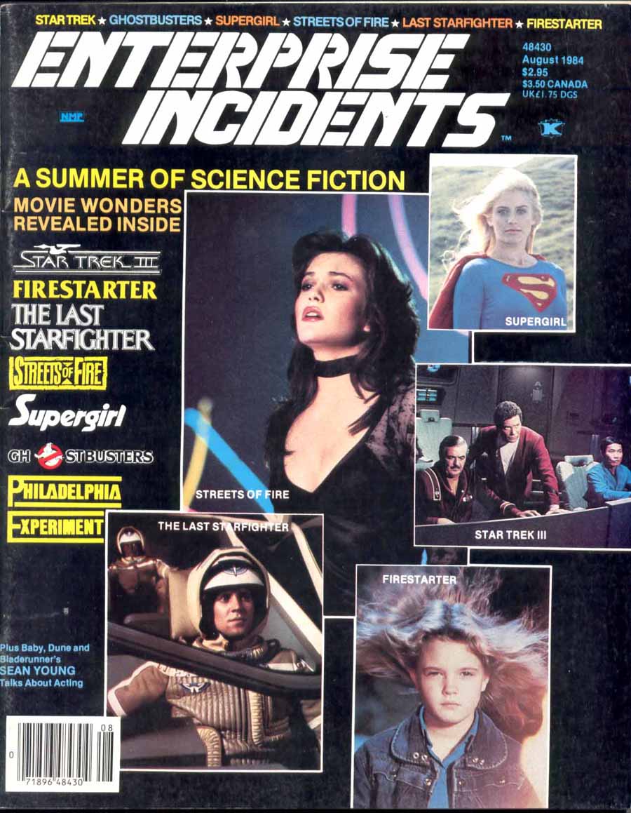 ENTERPRISE INCIDENTS/SF MOVIE LAND magazine cover Issue 20 August 1984