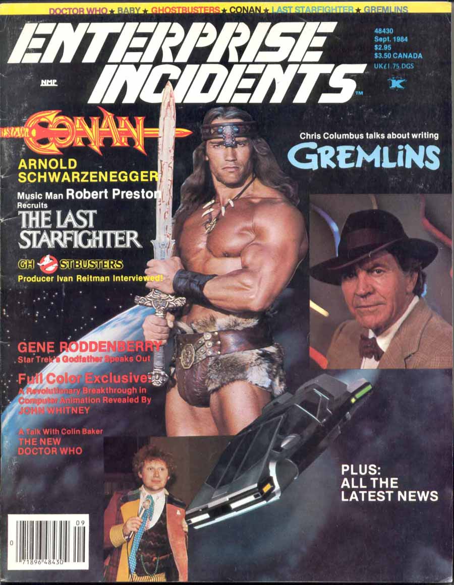 ENTERPRISE INCIDENTS/SF MOVIE LAND magazine cover Issue 21 September 1984