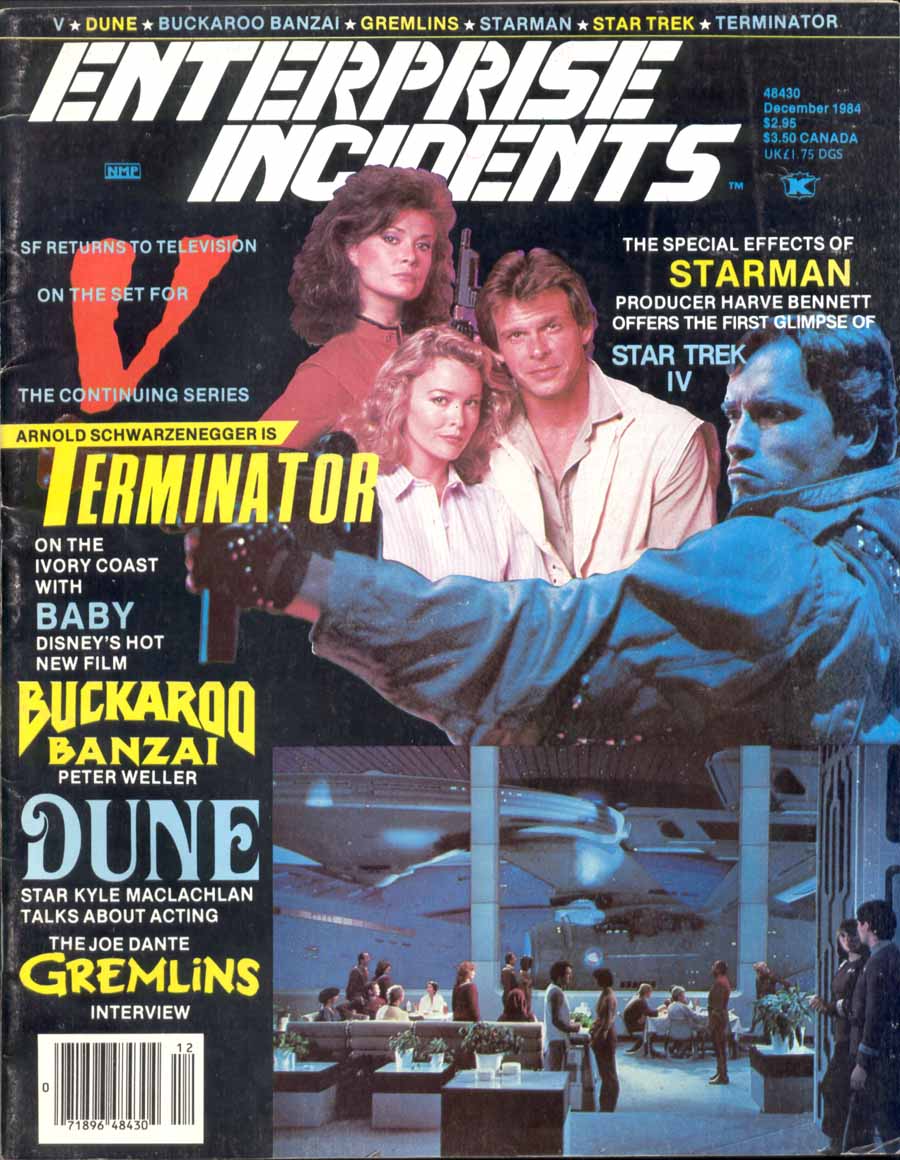 ENTERPRISE INCIDENTS/SF MOVIE LAND magazine cover Issue 24 December 1984