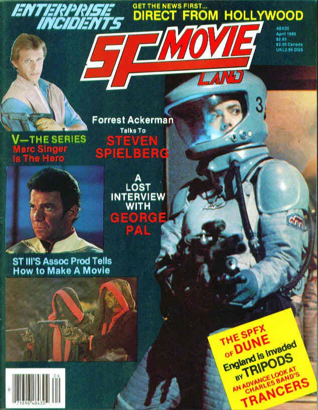 ENTERPRISE INCIDENTS/SF MOVIE LAND magazine cover Issue 28 April 1985
