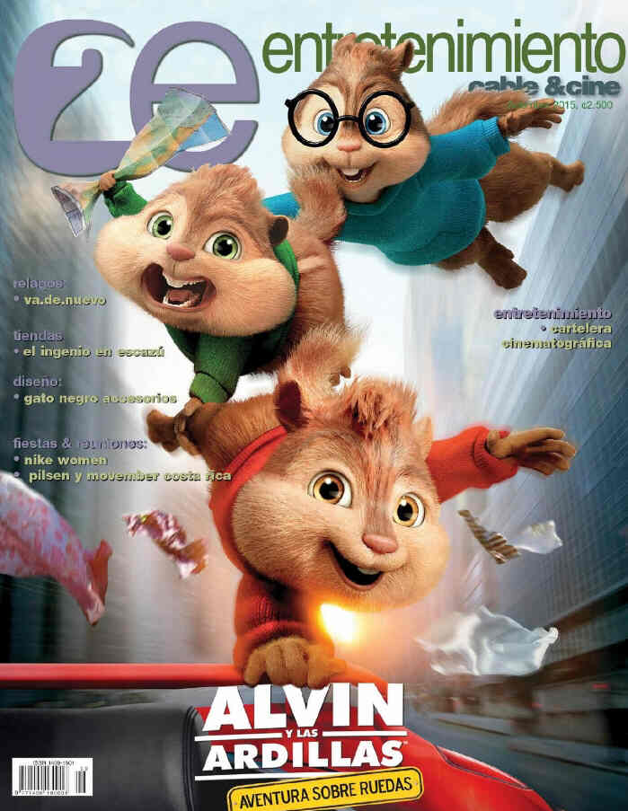 ENTRETENIMIENTO magazine side cover December 2015