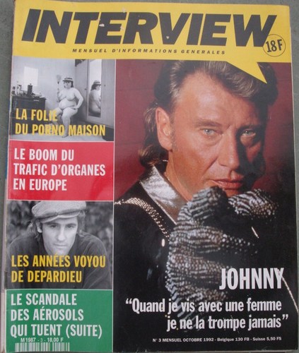 ENTREVUE magazine cover Issue 3 October 1992