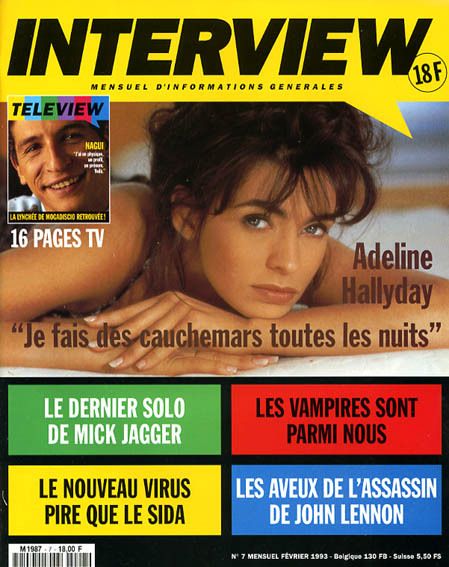 ENTREVUE magazine cover Issue 7 February 1993