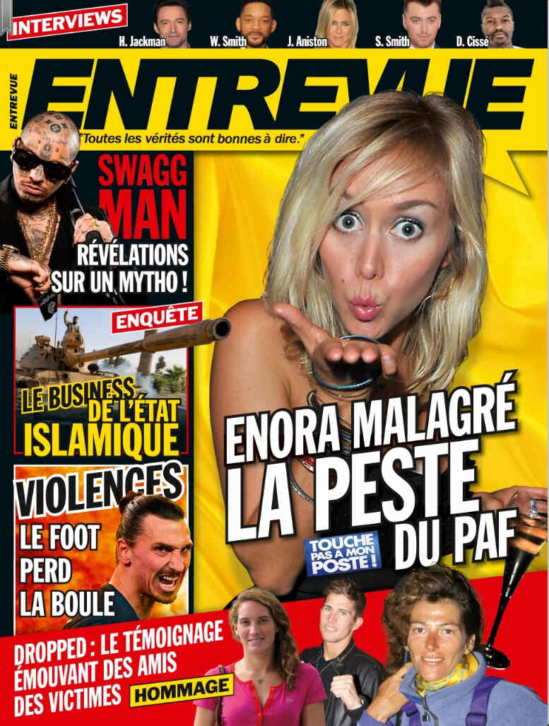 ENTREVUE magazine cover Issue 272 April 2015