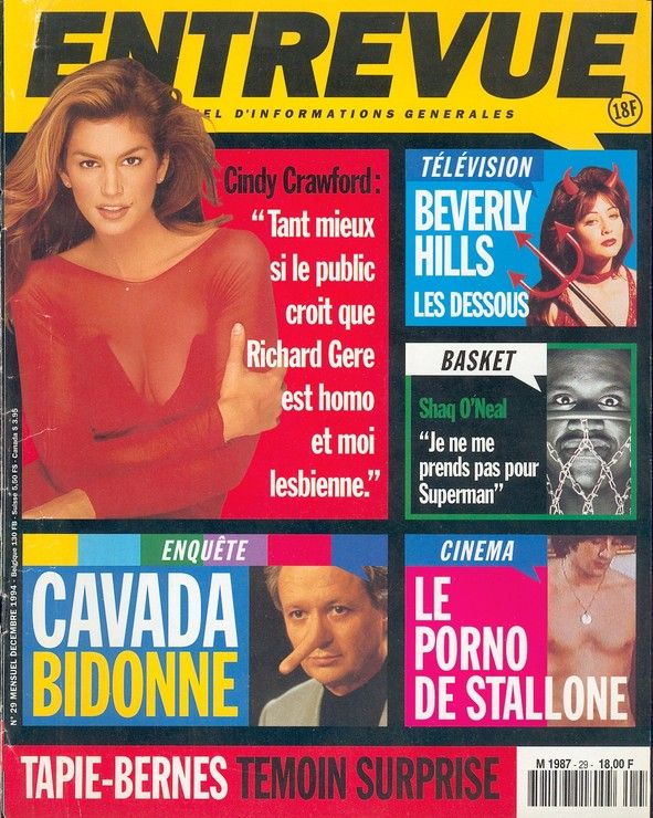 ENTREVUE magazine cover Issue 29 December 1994