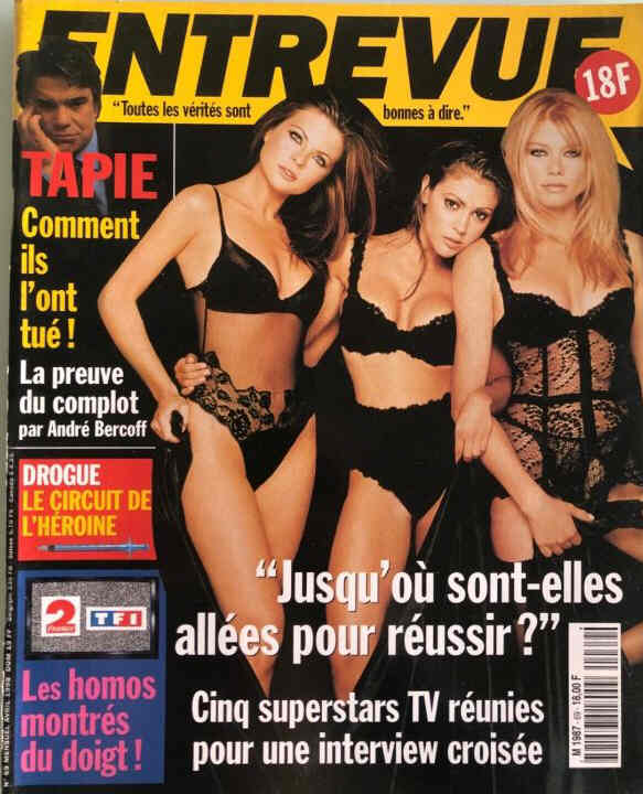 ENTREVUE magazine cover Issue 69 April 1998