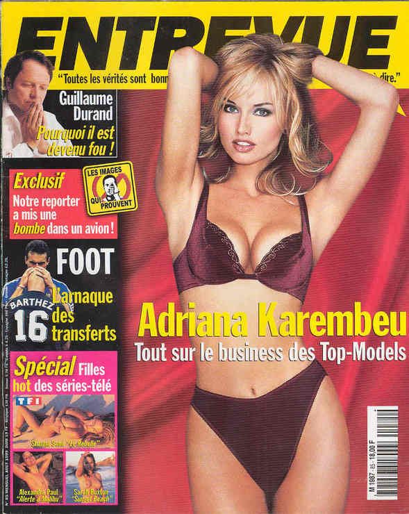 ENTREVUE magazine cover Issue 85 August 1999