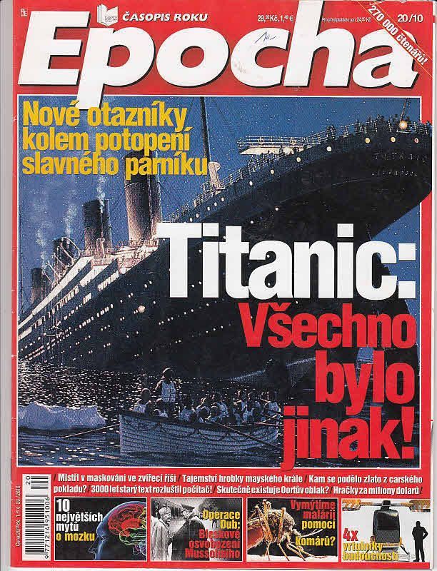 EPOCHA magazine cover Issue 20  2010