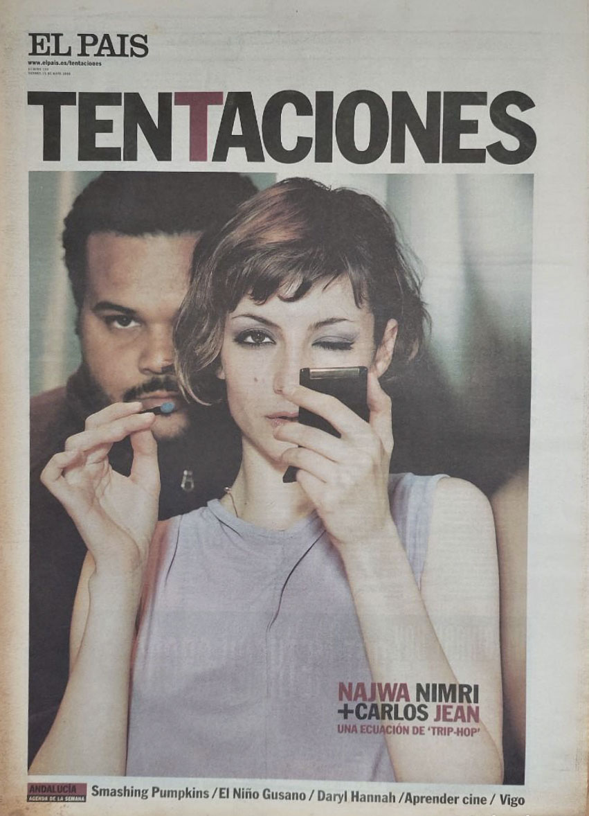 EL PAIS DE LAS TENTACIONES magazine side cover Issue 238  May 1998
