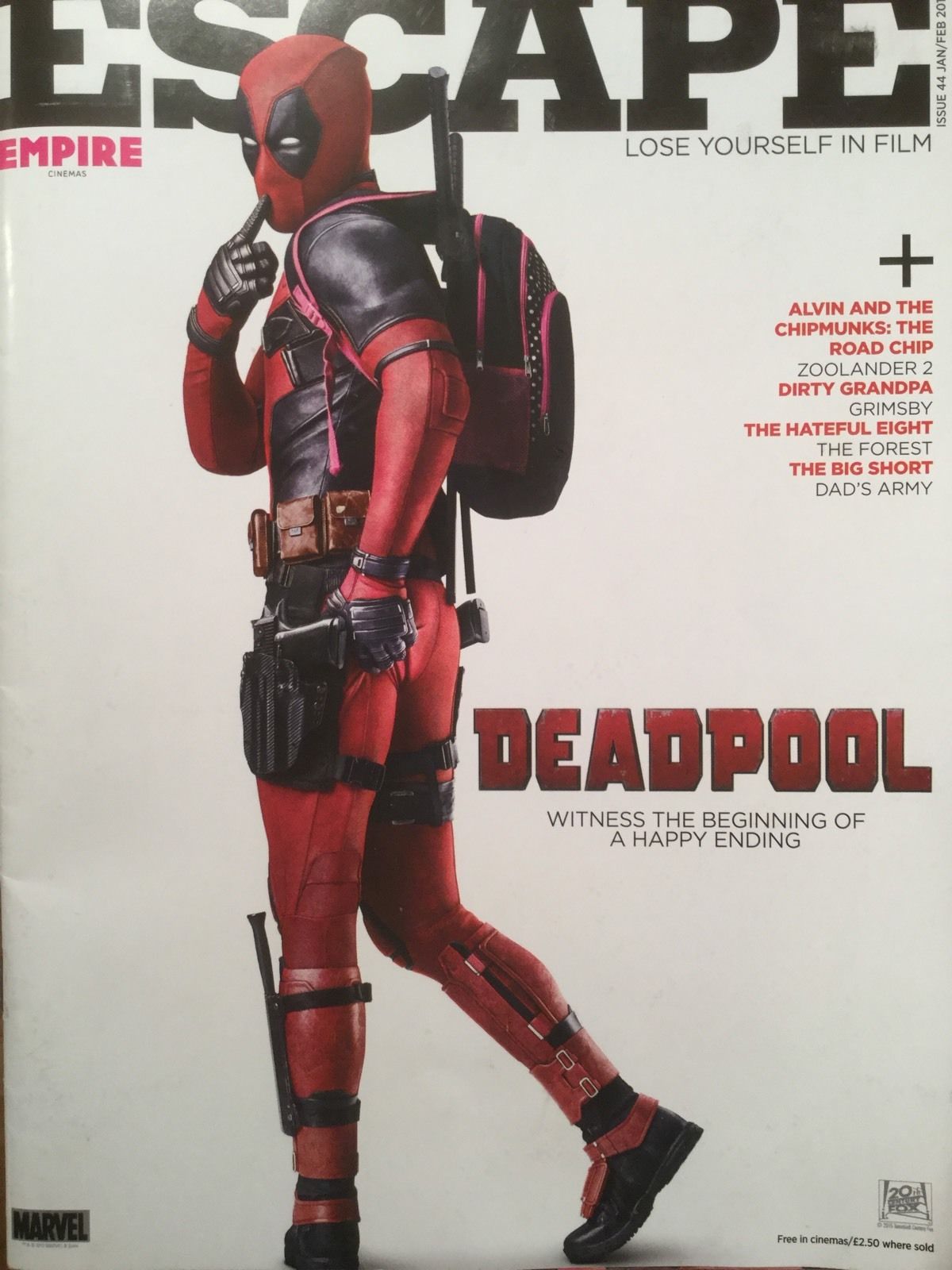 ESCAPE EMPIRE magazine side cover Issue 44 January/February 2016