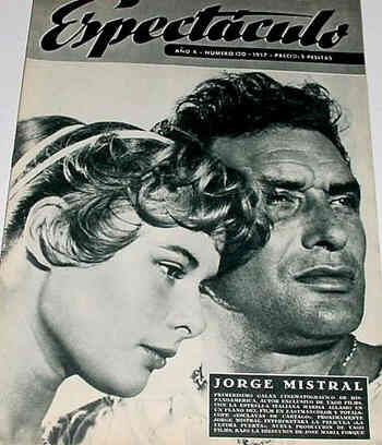 ESPECTACULO magazine cover Issue 120  1957