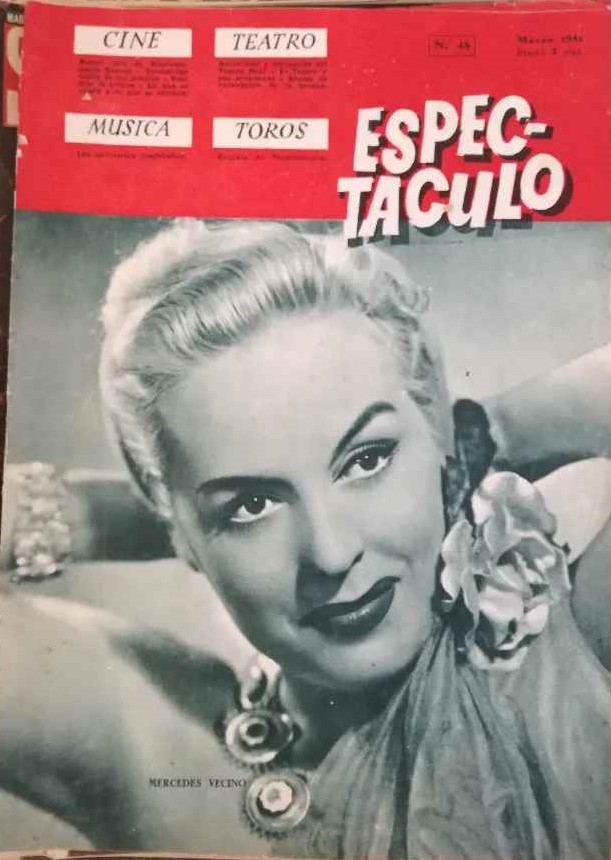 ESPECTACULO magazine cover Issue 48  March 1951