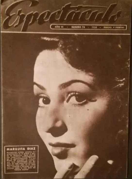 ESPECTACULO magazine cover Issue 74   1953