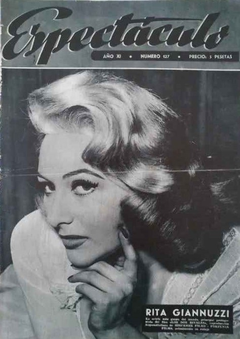 ESPECTACULO magazine cover Issue 127   1958