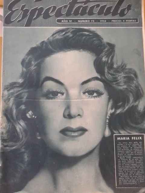 ESPECTACULO magazine cover Issue 75   1953