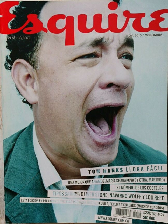 ESQUIRE (COLOMBIA) magazine side cover  November 2013