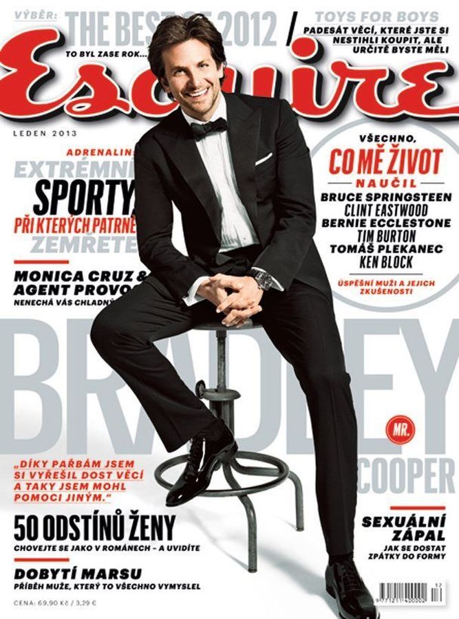ESQUIRE (Czech) magazine cover  January 2013