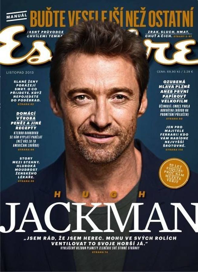 ESQUIRE (Czech) magazine cover  November 2013