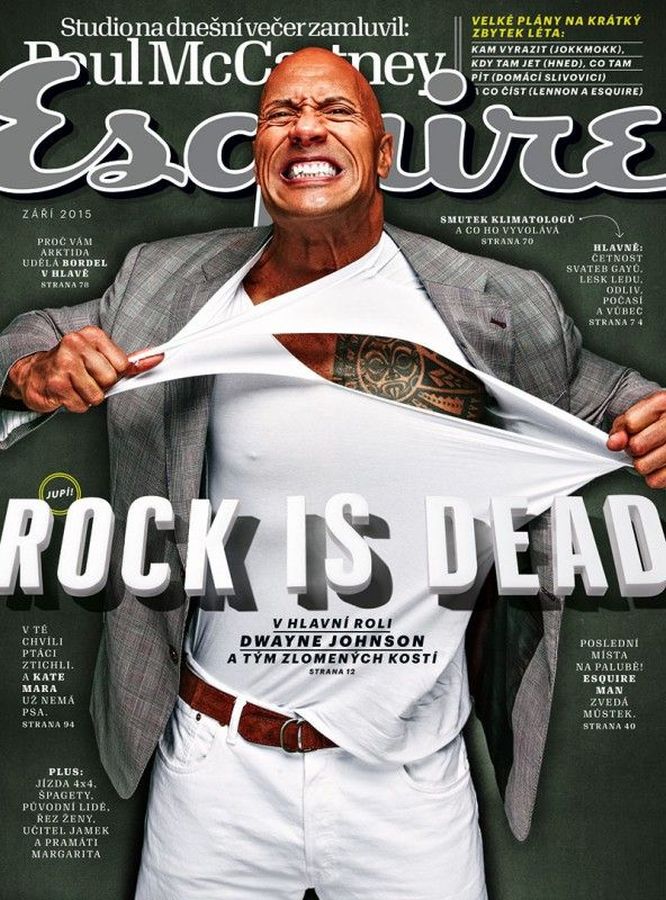 ESQUIRE (Czech) magazine cover  September 2015