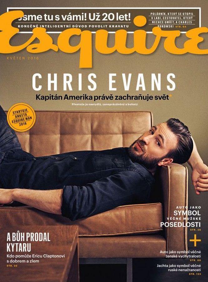 ESQUIRE (Czech) magazine cover  May 2016