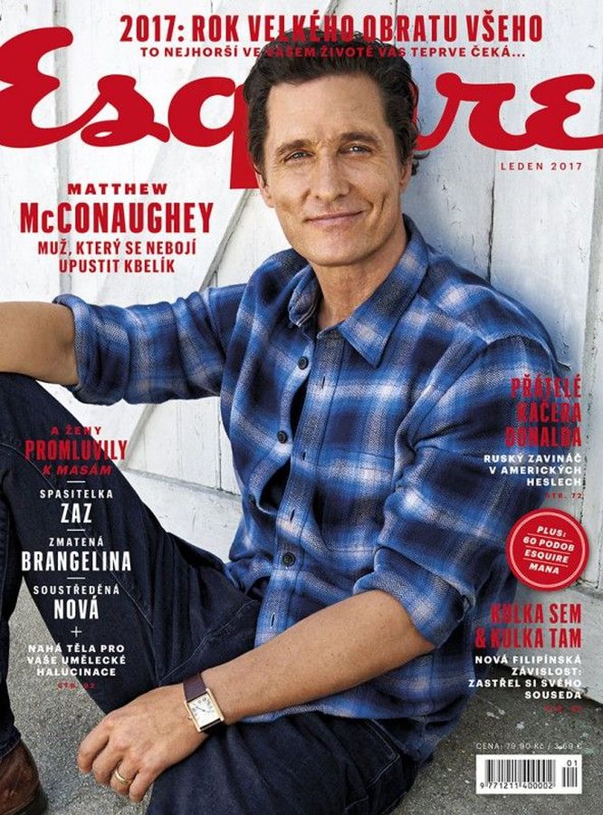 ESQUIRE (Czech) magazine cover  January 2017