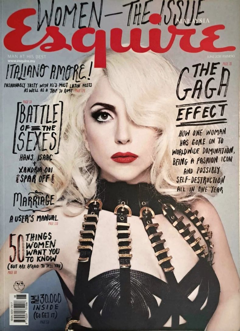 ESQUIRE MALAYSIA magazine side cover  June 2011